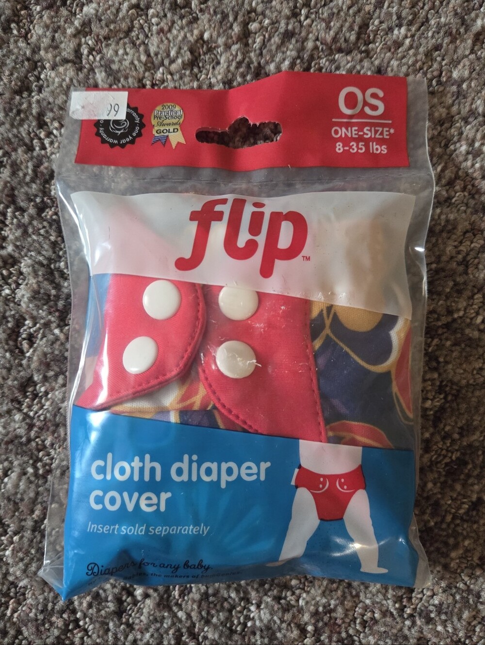 Flip Kids One-Piece Cloth Diaper Cover - One Size